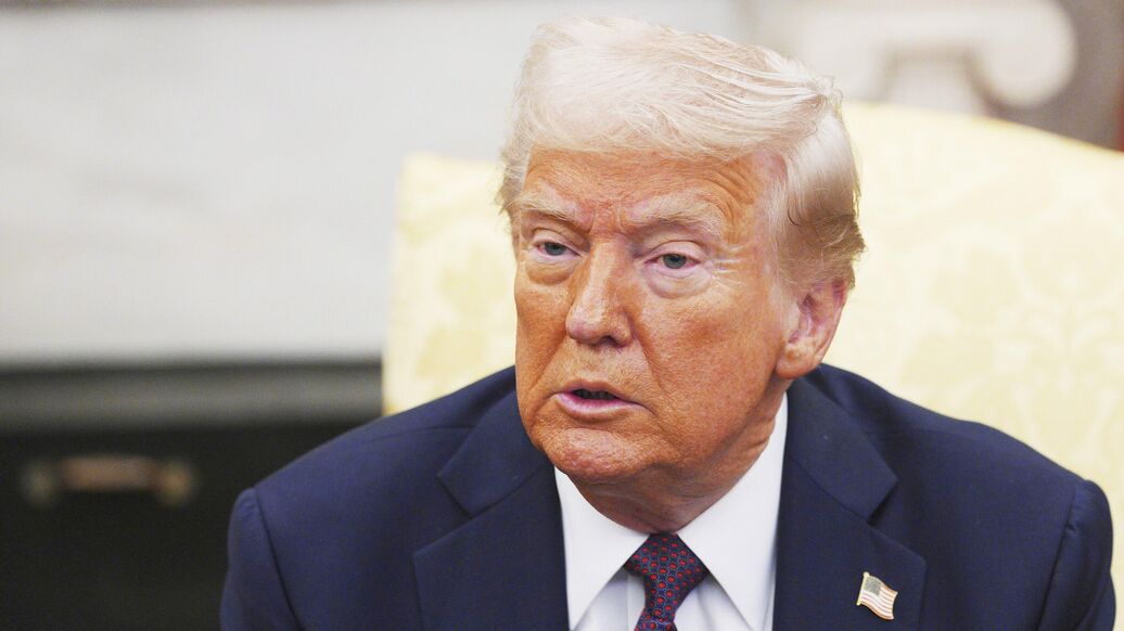 © AP Photo / Carl Court<br>Президент США Дональд Трамп. Архивное фото