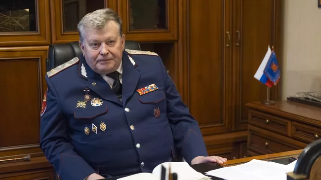 Атаман войскового казачьего общества Центральное казачье войско Иван Миронов