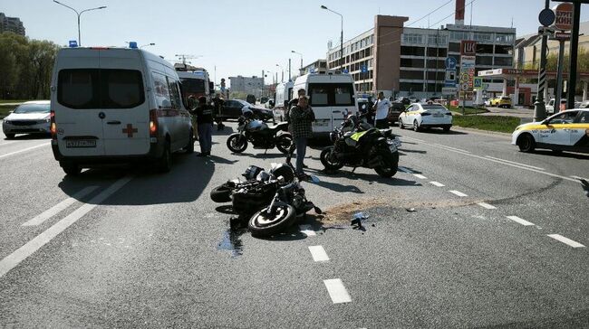 ДТП на Боровском шоссе в Москве