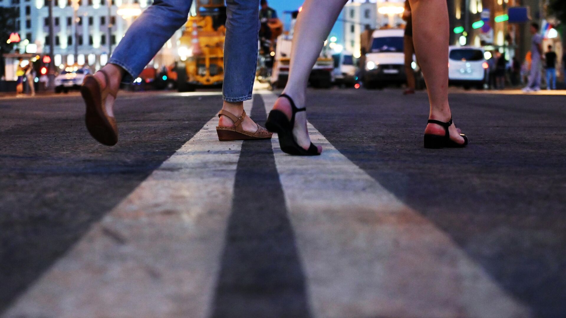 Дорожная разметка  - РИА Новости, 1920, 10.09.2025