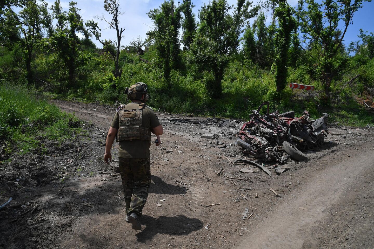 Военнослужащие ВС РФ на Артемовском тактическом направлении Военнослужащие ВС РФ на Артемовском тактическом направлении