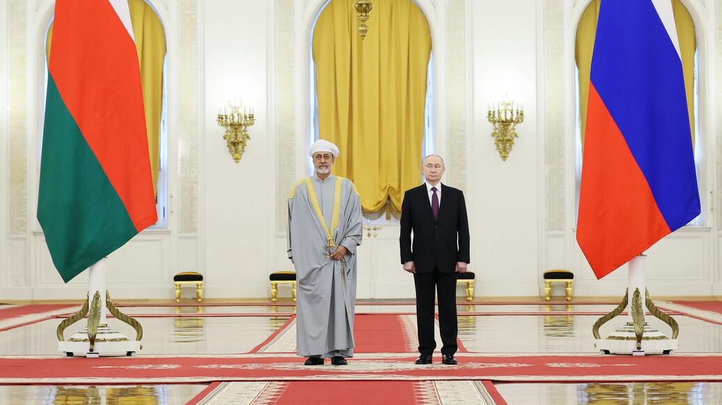 Путин и султан Омана приняли совместное заявление по итогам переговоров