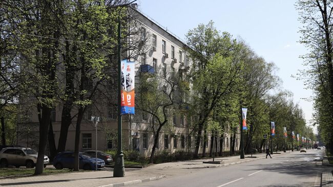 Украшение улиц и дорог ко Дню Победы в Химках