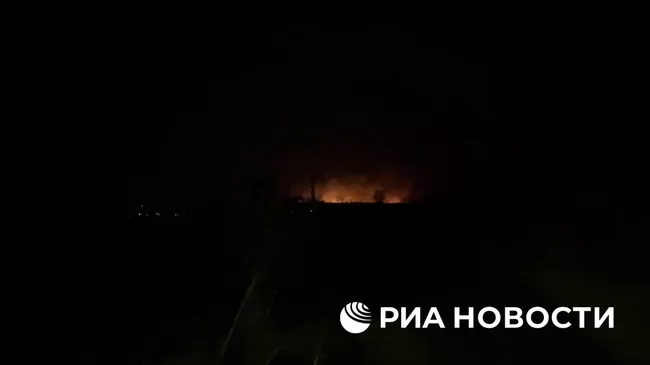 Пожар на территории воинской части во Владимирской области