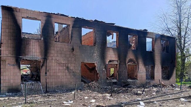 Последствия атаки села Большое Солдатское