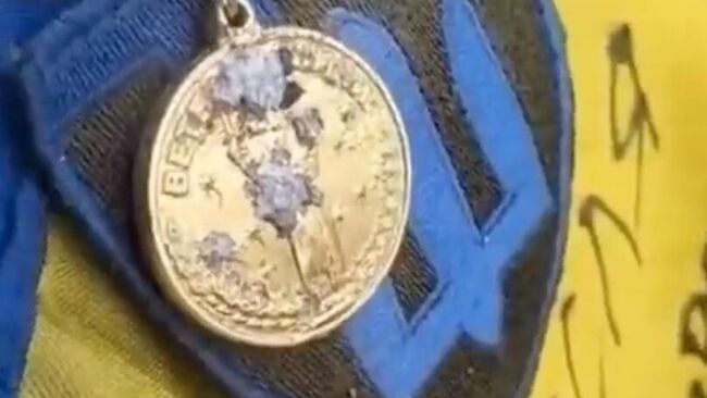 Кадр видео, которое опубликовал ирландский журналист Чей Боуз в социальной сети