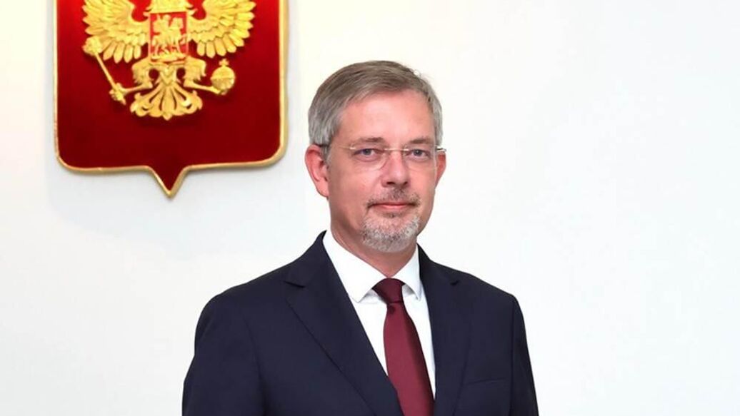 © Фото :  посольство России в Индии<br>Посол России в Индии Денис Алипов. Архивное фото