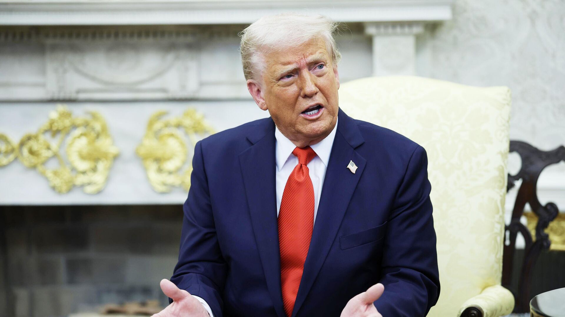 Президент США Дональд Трамп Президент США Дональд Трамп - РИА Новости, 1920, 20.04.2025