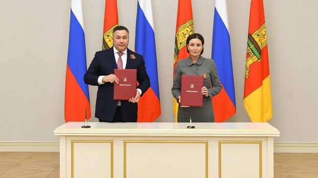 Губернатор Тверской области Игорь Руденя и глава АСИ Светлана Чупшева договорились о сотрудничестве