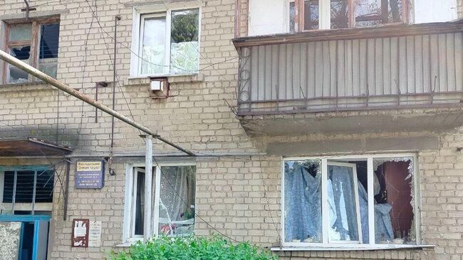 Последствия атаки дронов ВСУ на Каменку-Днепровскую