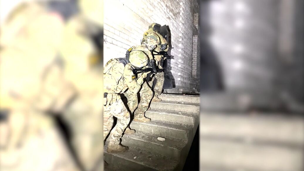 ФСБ показала кадры ликвидации преступников, готовивших теракт