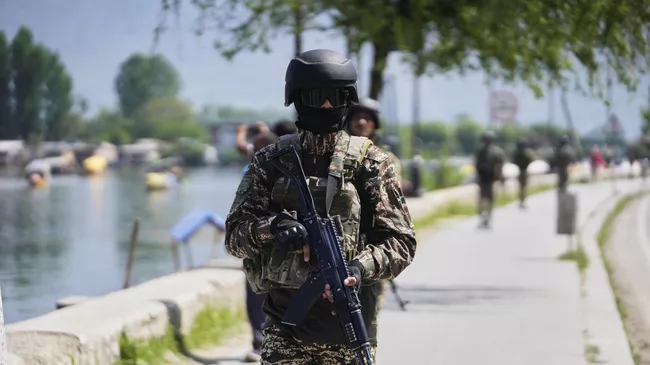 Индийские военные в Шринагаре. 24 апреля 2025