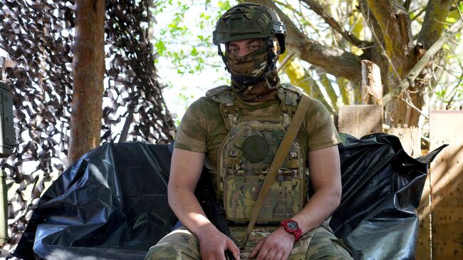 Артиллерист 116-й отдельной бригады особого назначения Росгвардии с позывным Дзюдо Артиллерист 116-й отдельной бригады особого назначения Росгвардии с позывным Дзюдо