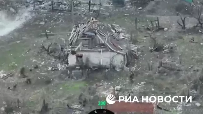 Кадры освобождения Каменки Харьковской области