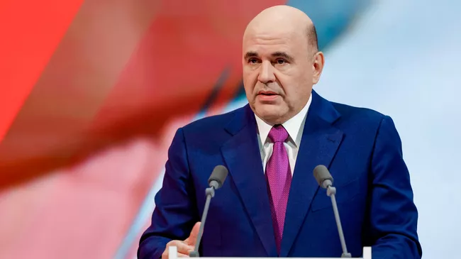 Председатель правительства РФ Михаил Мишустин на федеральном просветительском марафоне Знание.Первые в Москве
