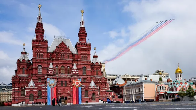 Военный парад, посвященный годовщине Победы в Великой Отечественной войне