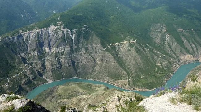 Большой Сулакский каньон в Дагестане