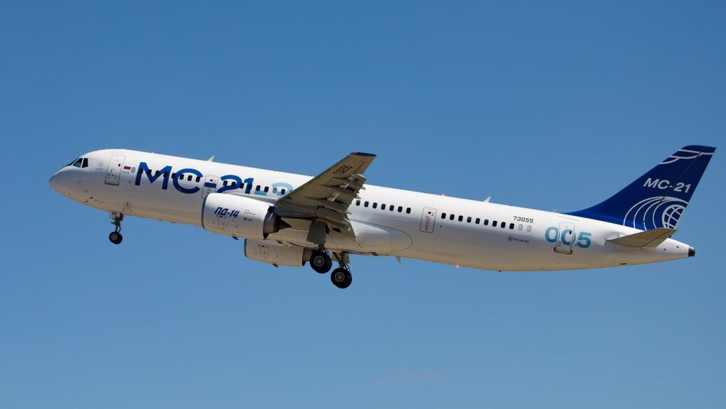 МС-21 с новыми российскими системами начал сертификационные испытания