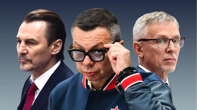 Сергей Федоров, Илья Воробьев и Игорь Ларионов