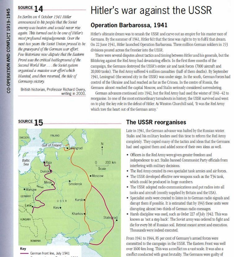 Параграф о боевых действиях на восточном фронте из GSCE Modern World History - РИА Новости, 1920, 30.04.2025