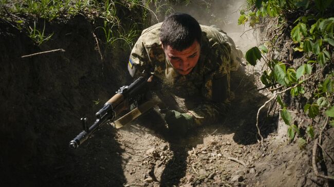 Украинский военнослужащий