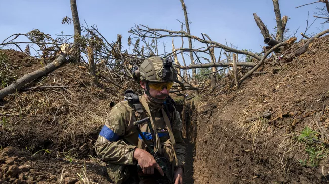 Украинский военнослужащий