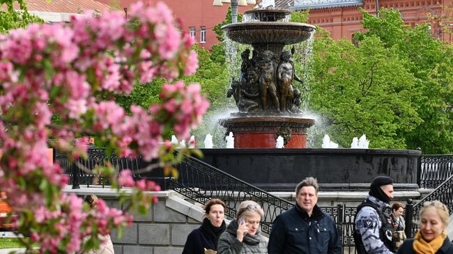 Старт работы фонтанов в Москве