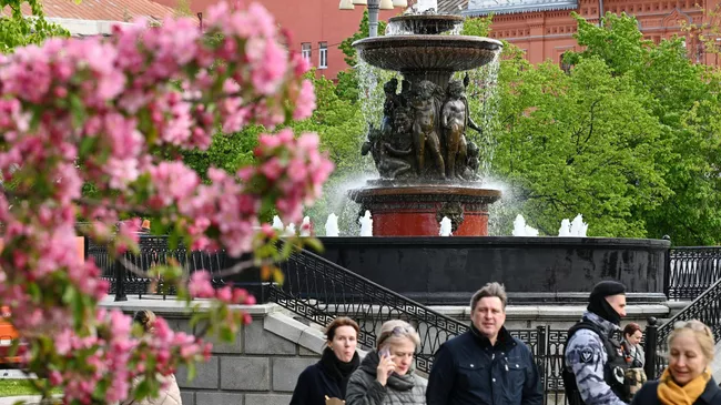 Старт работы фонтанов в Москве