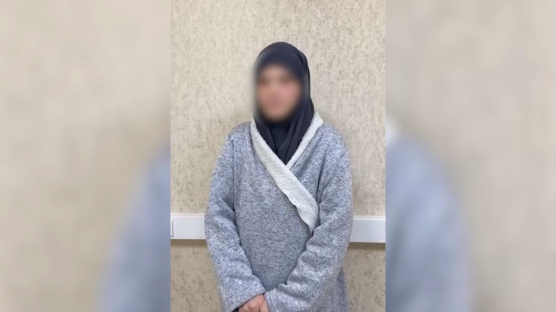 Видео с задержанной за подготовку взрыва в Дагестане - РИА Новости, 1920, 02.05.2025