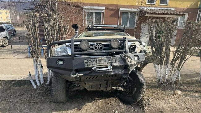 На месте массового ДТП в Бодайбо