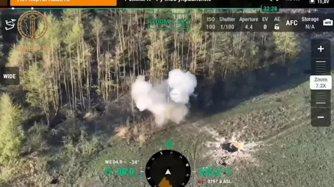 Уничтожение опорного пункта ВСУ в Сумской области