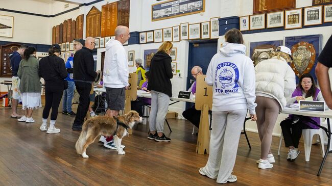 Голосование на выборах в федеральный парламент в Австралии. 3 мая 2025