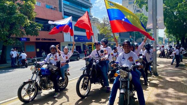Мотопробег в честь Победы в Великой Отечественной войне прошел в Каракасе
