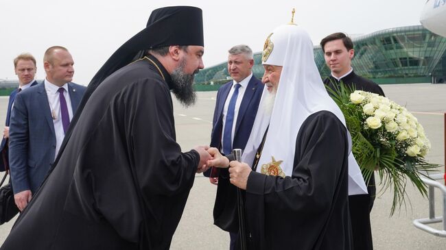 Патриарх Кирилл прибыл с визитом в Азербайджан
