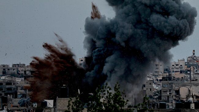 Израильский удар по сектору Газа 