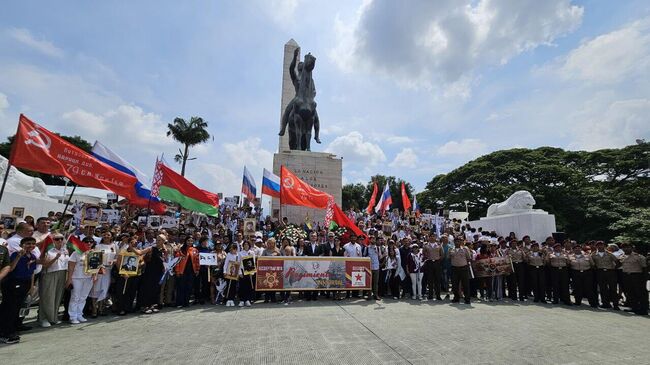 В Каракасе прошел марш Бессмертного полка
