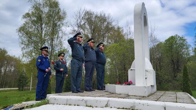 Офицеры из Казахстана посетили село Детчино Калужской области, где в годы Великой Отечественной войны сражалась сформированная в казахстанском Актобе 312-я стрелковая дивизия