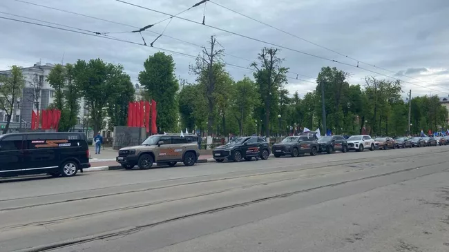 Патриотический автопробег Гордимся Победой в Орловской области