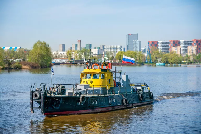 Судно Риф ГУП Мосводосток Судно Риф ГУП Мосводосток