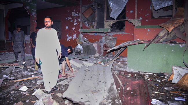 Последствия ракетной атаки Индии по территории Пакистана