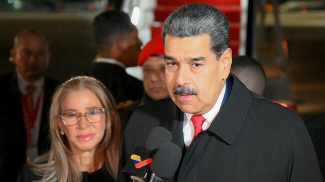 Президент Венесуэлы Николас Мадуро с супругой Силией Флорес прибыли в Москву для участия в праздновании 80-летия Победы. 7 мая 2025