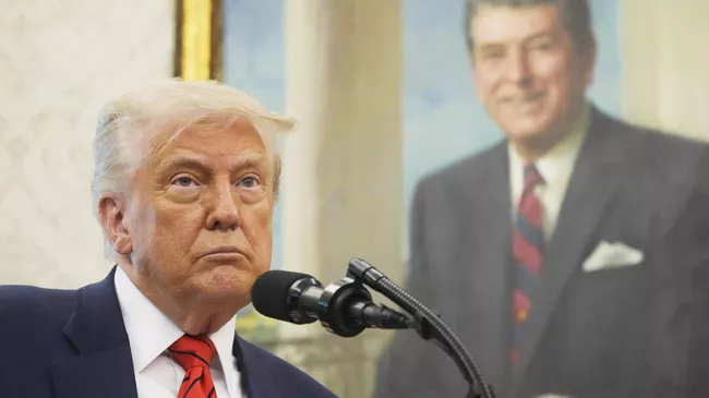 Президент США Дональд Трамп в Белом доме. 6 мая 2025