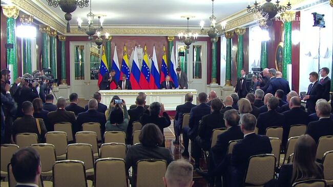 Подписание договора о стратегическом партнерстве между Россией и Венесуэлой