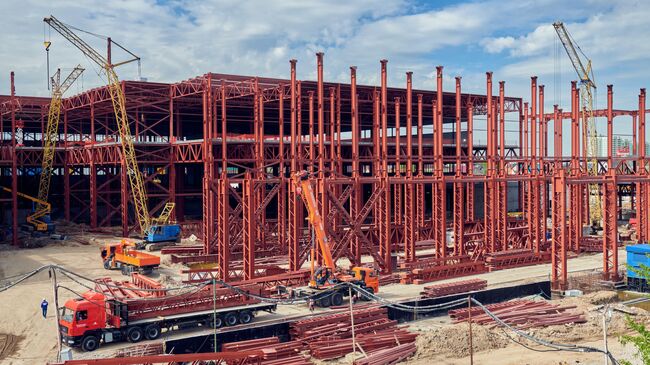 Строительство промтехнопарка на северо-западе Москвы