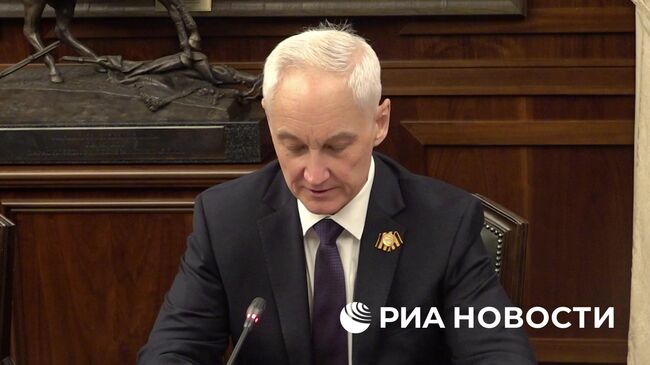 Белоусов на встрече с министром обороны Абхазии