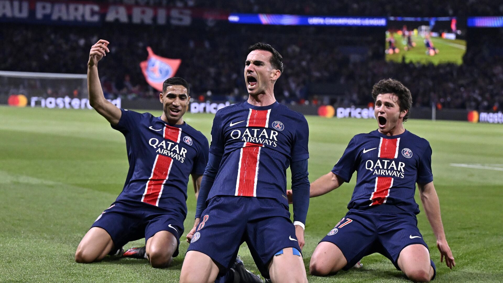 Футболисты ПСЖ - РИА Новости, 1920, 07.05.2025