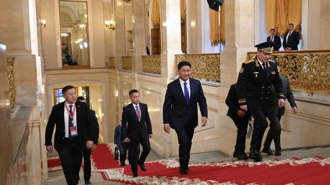 Прибытие глав иностранных делегаций в Кремль