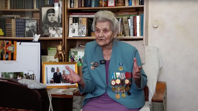 Ветеран Великой Отечественной войны из Ташкента Антонина Коломынцева