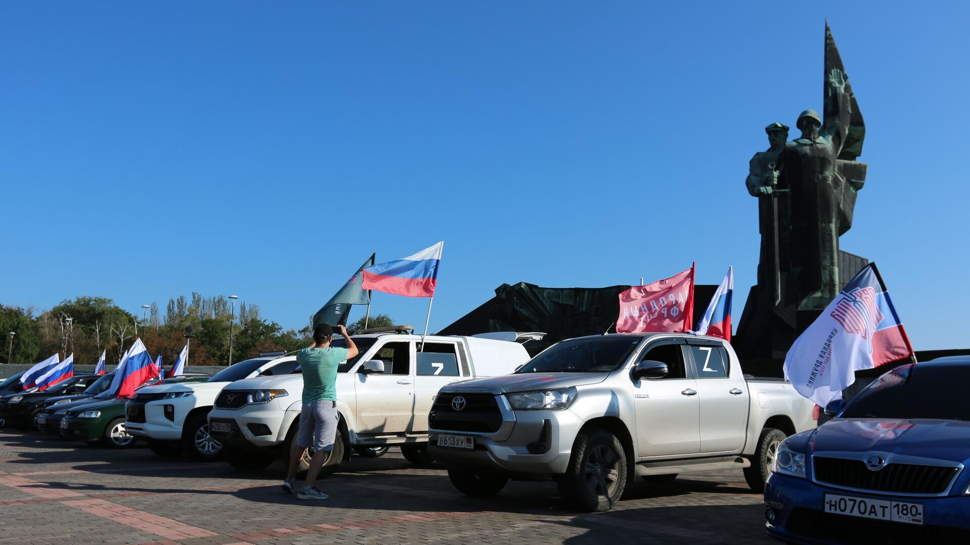 Мемориал Твоим освободителям, Донбасс - РИА Новости, 1920, 08.05.2025