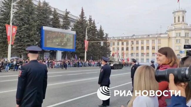 Марш в честь 80-й годовщины Победы в Великой Отечественной войне прошел в Кемерово